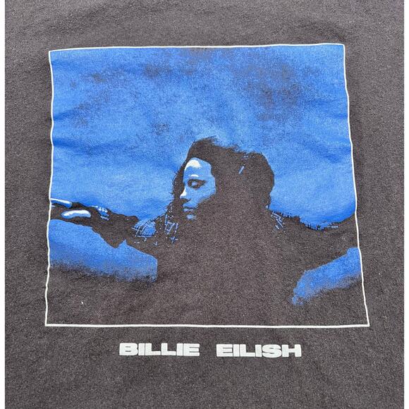 Vintage look Billie Eilish Hit Me Hard And Soft Tracklist T Shirt Medium / Retro - Picture 9 of 12